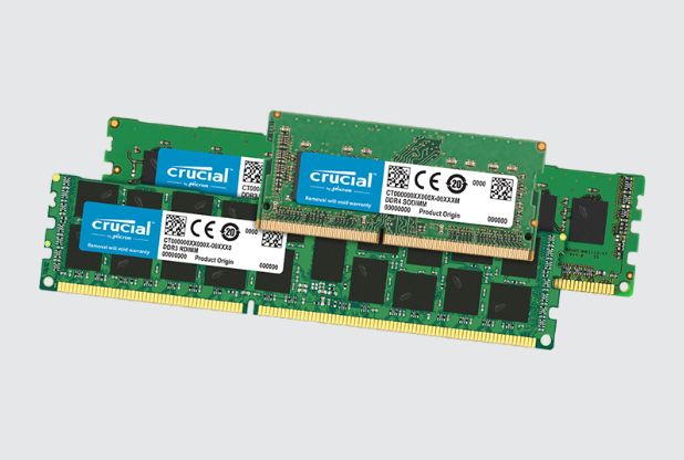Crucial 16GB Kit (2 X 8GB) DDR4-2400 UDIMM CT2K8G4DFS824A