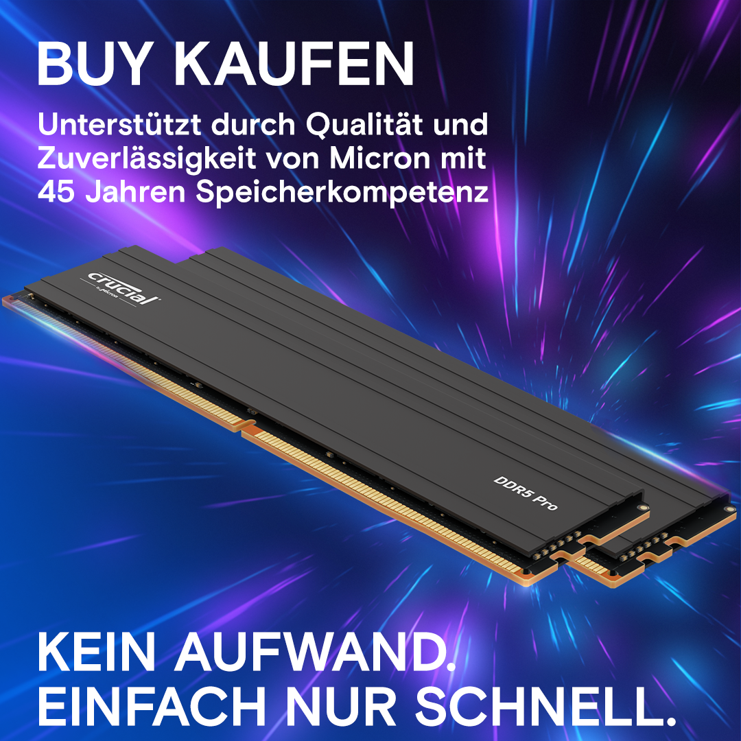 Crucial Pro 96GB Kit (2x48GB) DDR5-5600 UDIMM- view 6