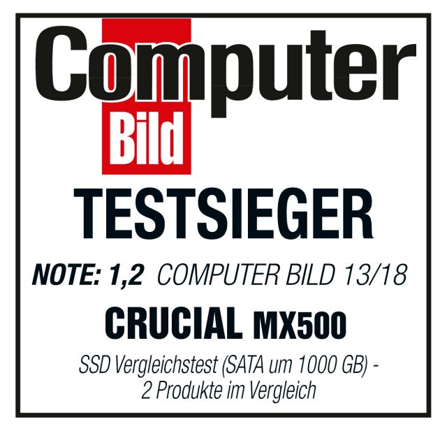 Crucial MX500 1To 2.5 7mm SSD Interne (CT1000MX500SSD1) neuf