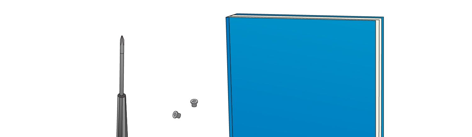 Legen Sie Werkzeug und Zubehör bereit, um Ihre Solid State Drive zu installieren.